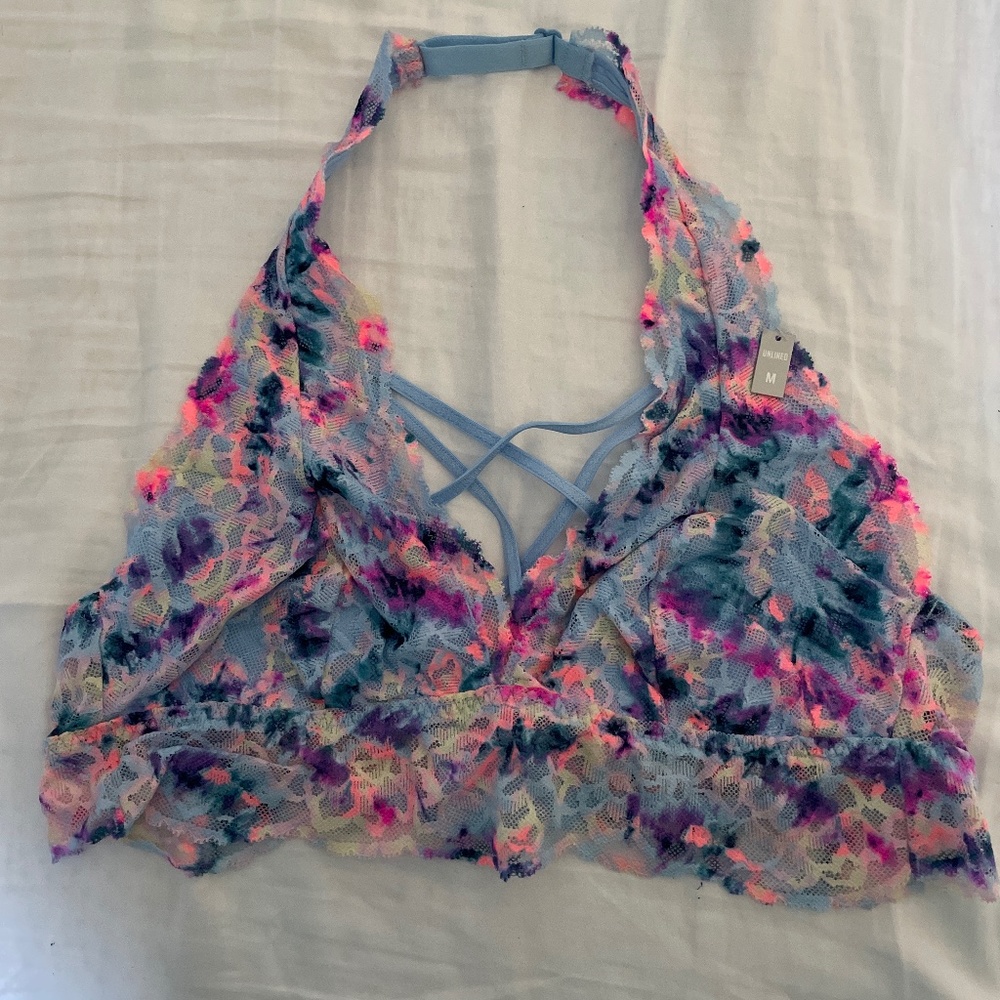 Victoria’s Secret PINK halter bralette medium NWT